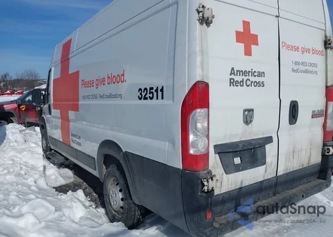 2021 Ram Promaster 3500 Cargo Van High Roof 159 Wb Ext z USA, uszkodzony, nr VIN 3C6MRVJG3ME514753